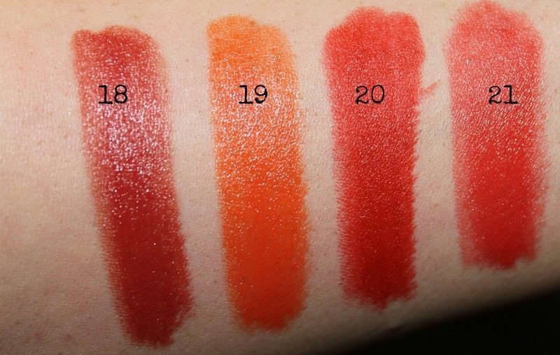 colorbar lipstick swatches 8