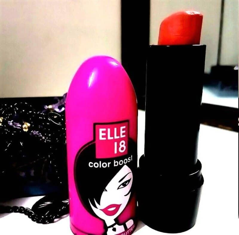 Elle 18 Color Boost Coral Nude Lipstick Review 3
