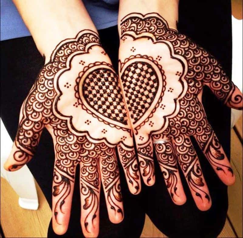 Henna Designs – Choose your Love Mehendi Design with Hearts 5