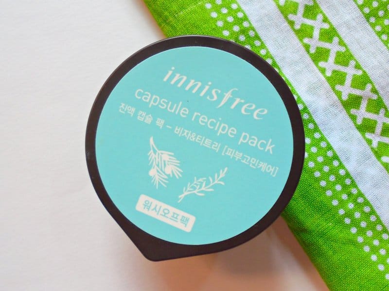 Innisfree Capsule Recipe Pack Bija & Tea Tree Review