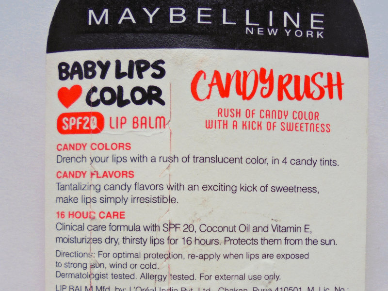 Maybelline Baby Lips Candy Rush Orange Jujube Review 4