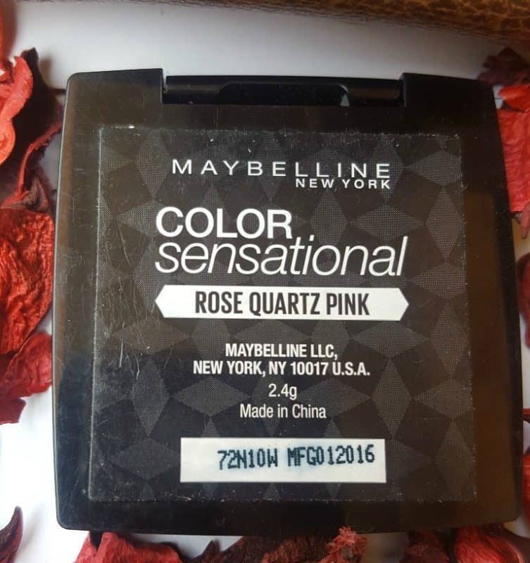 Maybelline Color Sensational Eyeshadow Palette Rose Quartz Pink  2