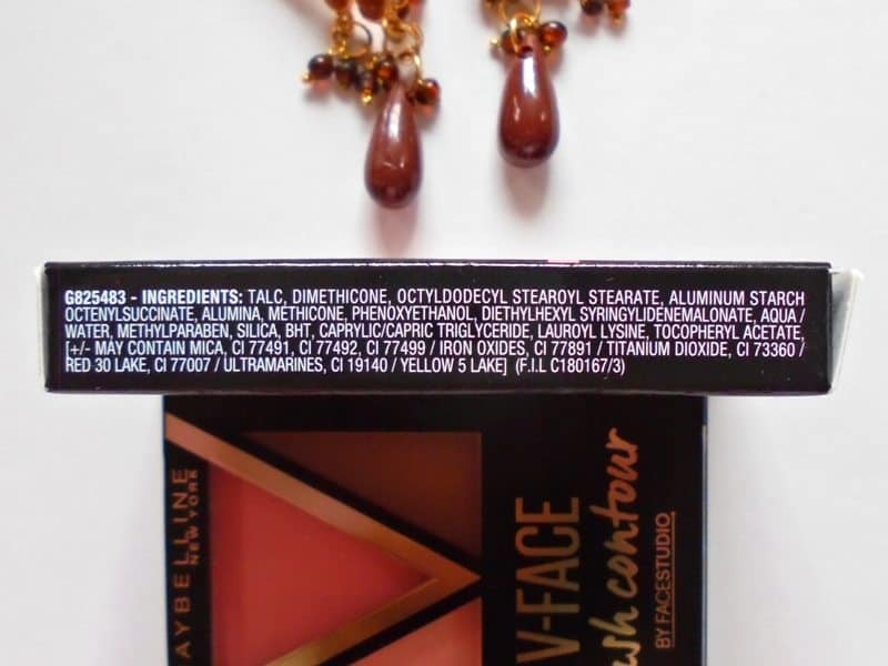 Maybelline V-Face Pink Blush Contour Review 2