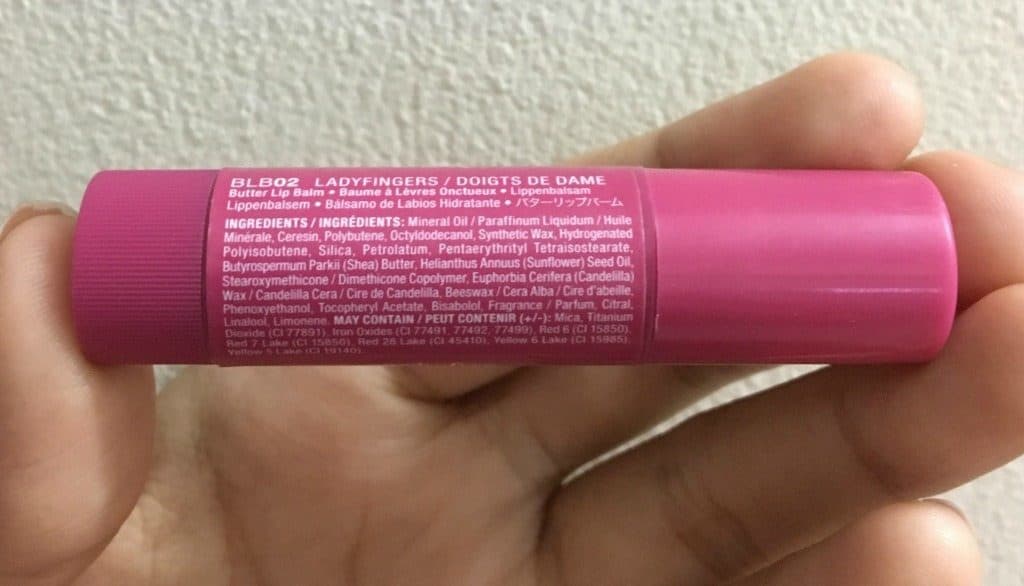 Miss Claire Butter Lip Balm Lady Fingers Review 1