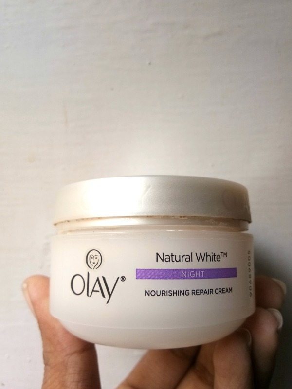 Olay Natural White Night Nourishing Repair Cream Review 1