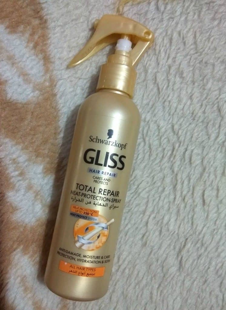 Schwarzkopf Gliss Total Hair Repair Heat Protection Spray Review